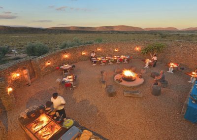 Abendessen auf Safari