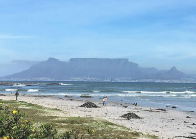 Tafelberg von Bloubergstrand aus gesehen
